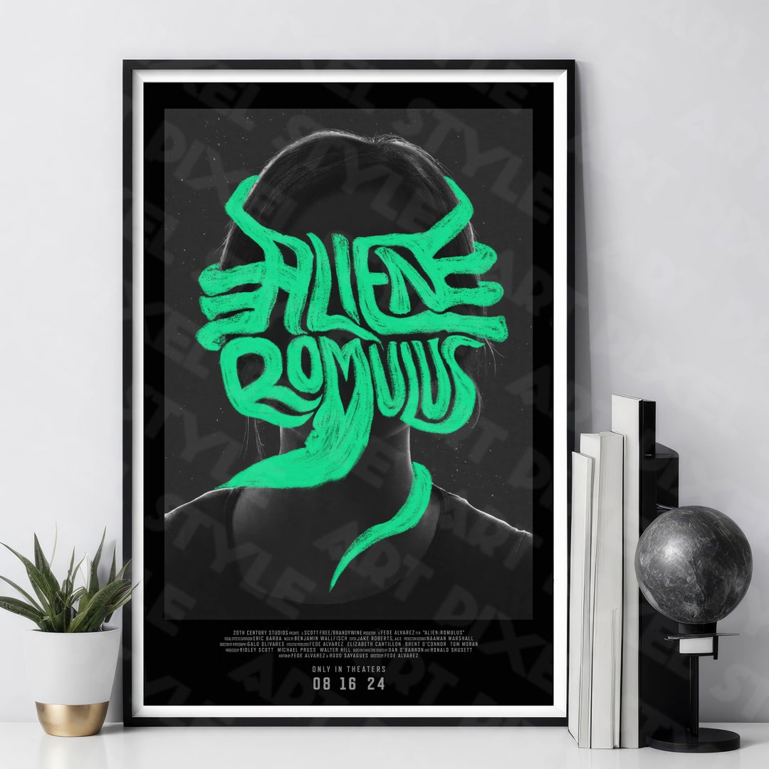 Alien Romulus Movie Poster, Alien Romulus 2024 Classic Vintage Poster ...