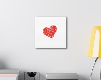 Canvas Gallery Wraps for Valentine's Day for boys and girls, men and women.