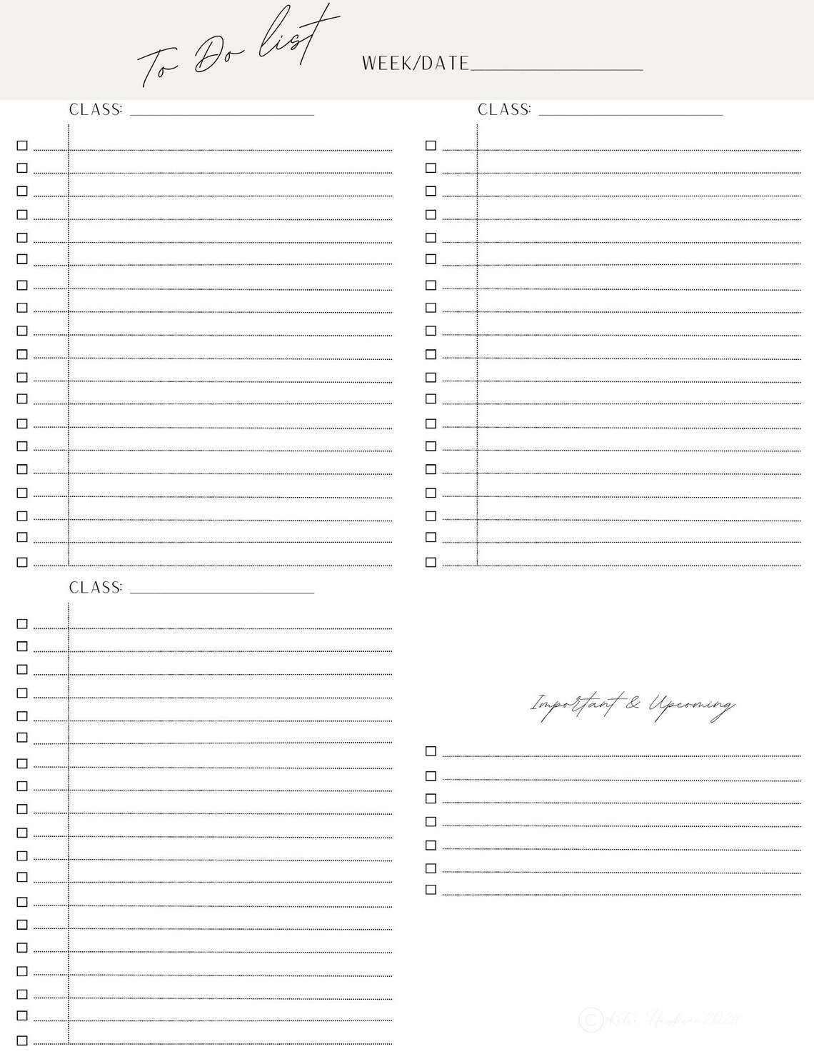 Assignments/reading List: 3 Class - Etsy