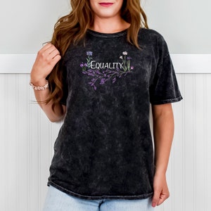 Equal Rights Shirt, Human Rights T-shirt, Equality Tee, Social Justice Shirt, cute design, Diversity Shirt, Floral Shirt, Womens rights
