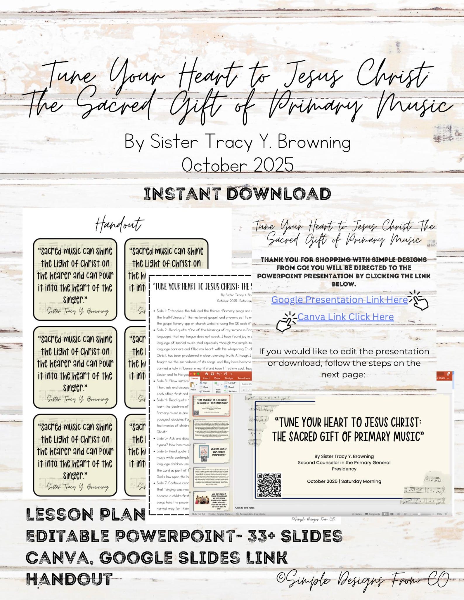 Tune Your Heart to Jesus Christ: the Sacred Gift of Primary Music by ...