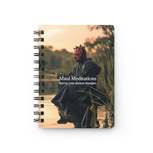 Darth Maul Meditations Spiral Bound Journal