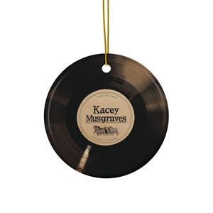 Kacey Musgraves Schallplatte Keramik Ornament