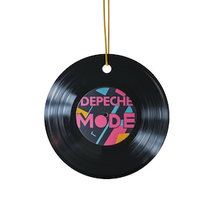 Depeche Mode Vinyl Record Holiday Ornament