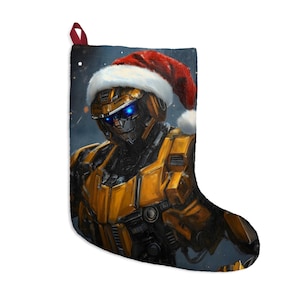 Bumblebee Transformers Christmas Gift Stocking