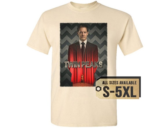 Twin Peaks V1 Natural White Gray Vintage Men T Shirt All Twin Peaks V1 Natural White Gray Vintage Men T Shirt All