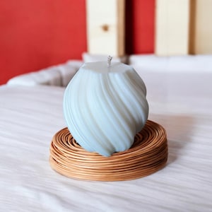 Designkaars, stijlvolle kaars, handgemaakte kaars, geurkaars, cadeaukaars, abstracte kaars, kaars