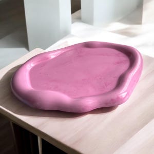 Jesmonite tray, Jesmonite tray, empty pocket, decorative tray, home decoration, tray, decorative tray, original gift