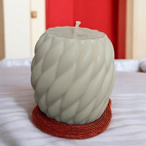 Designkaars, XL-kaars, stijlvolle kaars, handgemaakte kaars, geurkaars, abstracte kaars, cadeaukaars, kaars