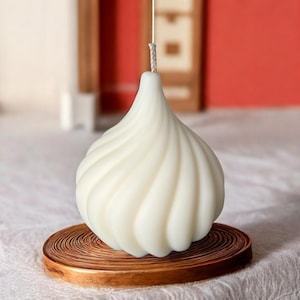 Designkaars, stijlvolle kaars, handgemaakte kaars, geurkaars, abstracte kaars, kaars, cadeaukaars