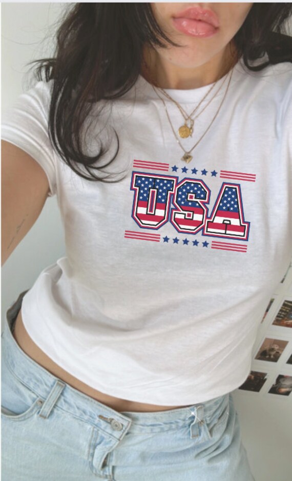 America Shirt, Aesthetic Tee, 4th of July Shirt, USA, Gift