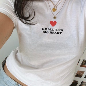 Small Tits Big Heart Essential T-Shirt for Sale by SmithDigital