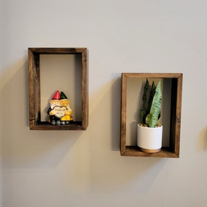 Set of 2 Plant Shelf, Plant Shelves, Floating Shelf, Floating Plant Shelf, Plant Shelf