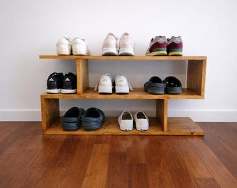 Handmade Unique 3FT Shoe Rack - Ships fully Assembled!