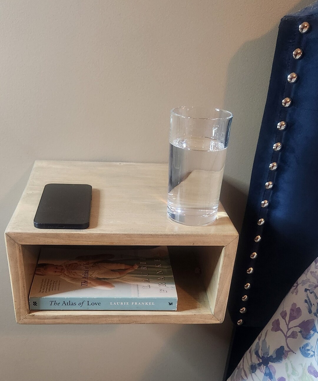 Floating Night Stand With Hidden French Cleat Hanging System Etsy
