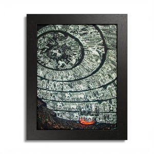 Phish &#39;The Sphere&#39; (Pollock 2) Framed Pictures/Posters - Live Concert, Incredible Show, Amazing Fan Gift, Memorabilia, Merchandise, Souvenir