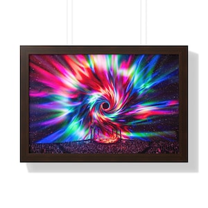Phish &#39;Vortex&#39; Framed Pictures/Posters - Wall Artwork, Music Gifts, Concerts, Decorations, Merchandise, Memorabilia, Jam Bands, Live Shows