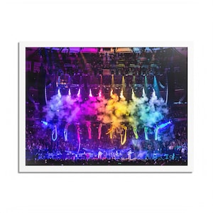 Phish &#39;MSG 31-12-2018&#39; (Smoke) ingelijste foto&#39;s/posters - Live concerten, Jambandfans, kunst aan de muur, geschenken, geweldige shows, afbeelding, Trey Anastasio