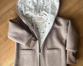 Walk Jacke für Kinder, Kinderjacke, Übergangsjacke, Übergangsmantel, Kindermantel, Walkjacke