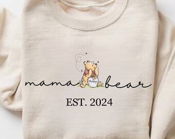 Mama Est Sweatshirt Personalized Mama Dolphin T-Shirt Mama Dolphin Gift for Mom Custom Mama Shirt Gift Mama Dolphin Shirt Mama Sweatshirt