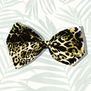 Leopard Print Pet Bow Tie