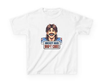 Kids Hockey Hair Shirt, Kids Hockey Shirt, Hockey Shirt for Kids, Hockey Gift, Kids Sports Shirt
