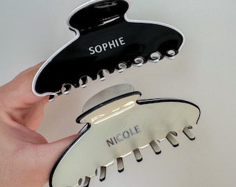 Personalized Hair Clip | Bridesmaid Gift | Hair Accessories for Her | Perfect Birthday Gift for Her | Custom Claw Clip | Custom Hair Clip