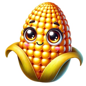 Joli lot de légumes | 16 fichiers JPG de haute qualité | Lot de cliparts végétariens dessin animé kawaii | Mignons légumes de la ferme | Légume drôle | Utilisation commerciale