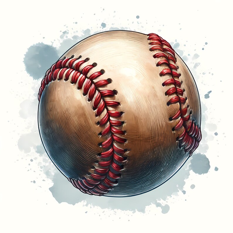 Flaming Baseball Clipart | Sports Graphics (digital Download) Set of 10 ...