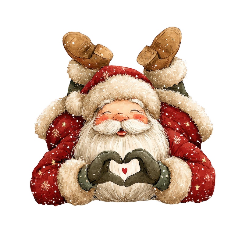 Statuetta babbo natale con albero in resina per decorazioni natalizie