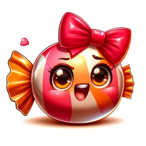 Cute Candy Clipart | 14 High-quality Jpgs | Adorable Candy Clipart ...