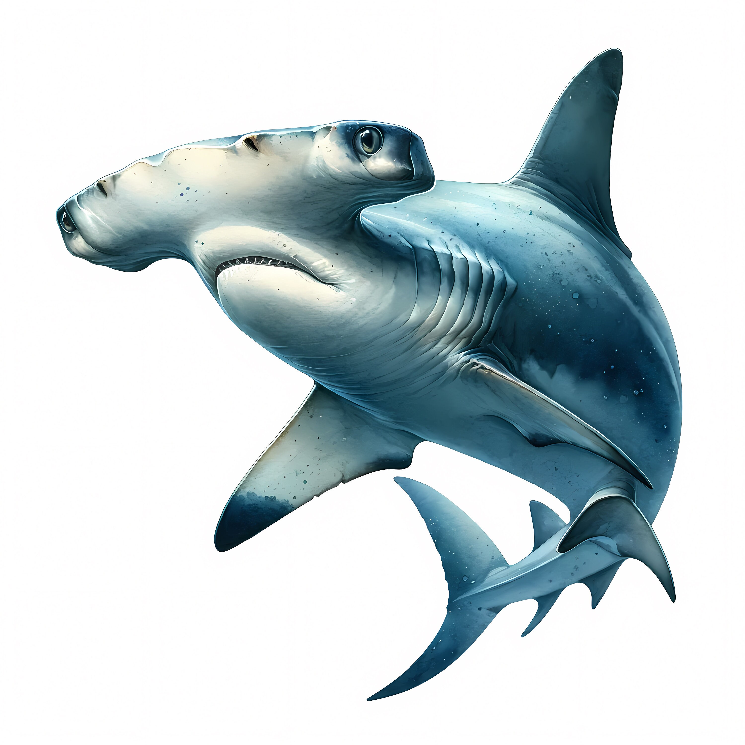 Hammerhead Shark Clipart Bundle 10 High-quality Jpgs Marine ...