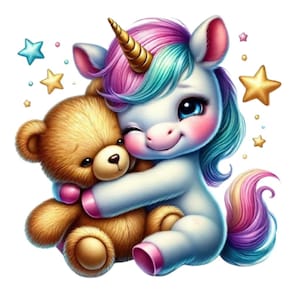 Baby Einhorn Clipart | 11 hochwertige PNGs | Regenbogen Baby Einhorn Bündel | Kinderzimmer Kunst | Magisches Einhorn Kunst | Drucksachen | Kommerzielle Nutzung