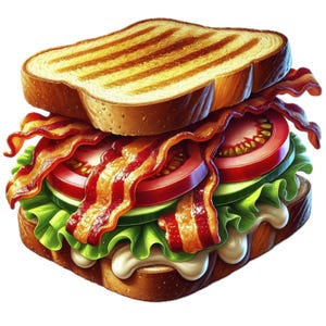 12 png-bestanden, sandwich-clipart | Smakelijke Sandwich-clipartbundel | Restaurantmenu | Fastfood | Voedselkunst | Afdrukbare items | Commercieel gebruik