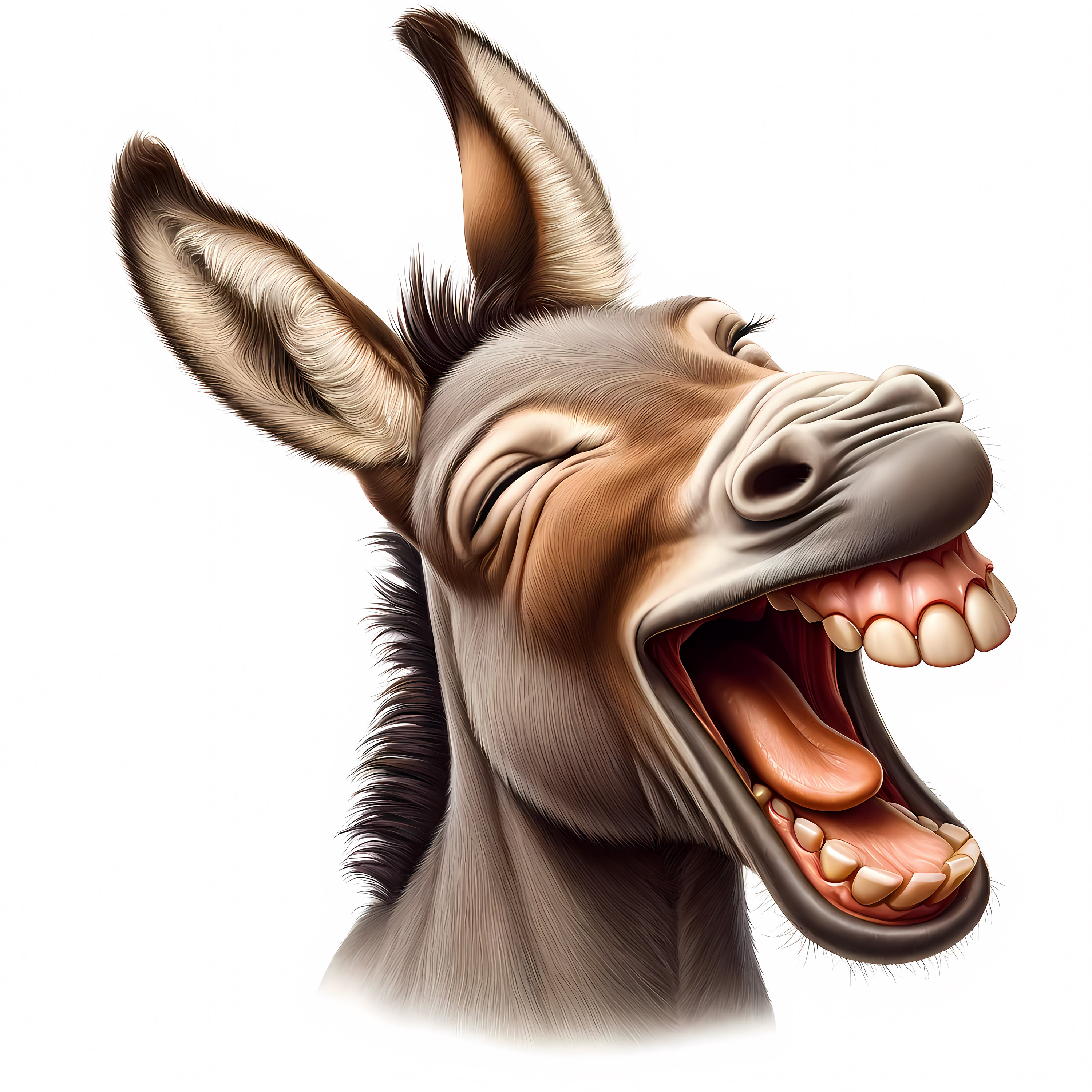 Clipart grappige ezel: humoristische boerderijdierenkunst (digitale  download, commercieel gebruik) 12 JPG - Etsy België, image size:3000x3000