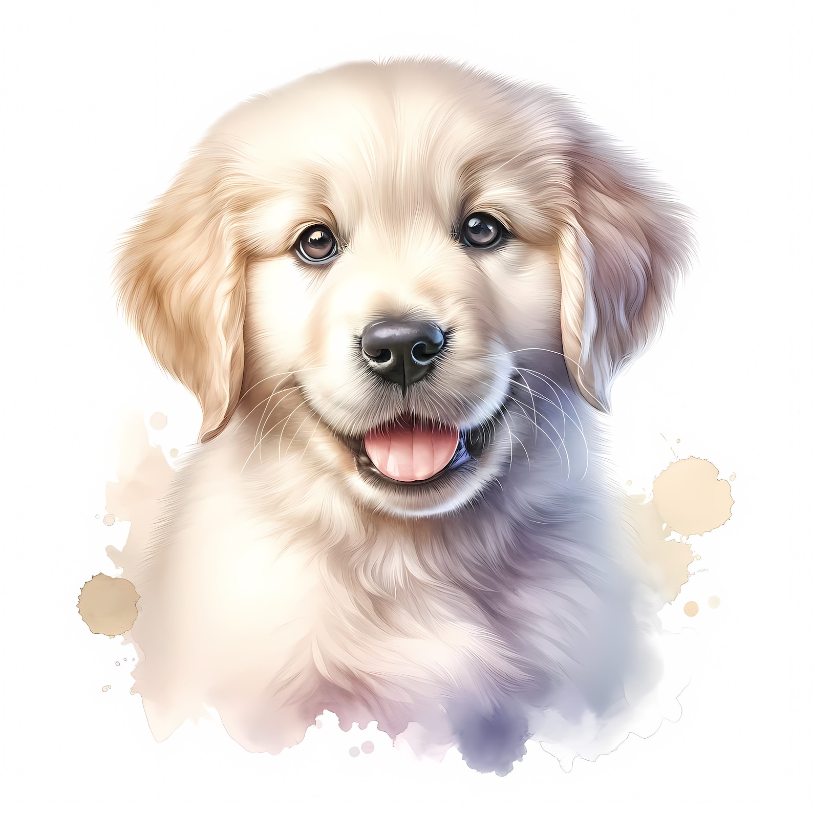 Golden Retriever Puppy Clipart – Dog JPG Bundle (digital Download - Etsy