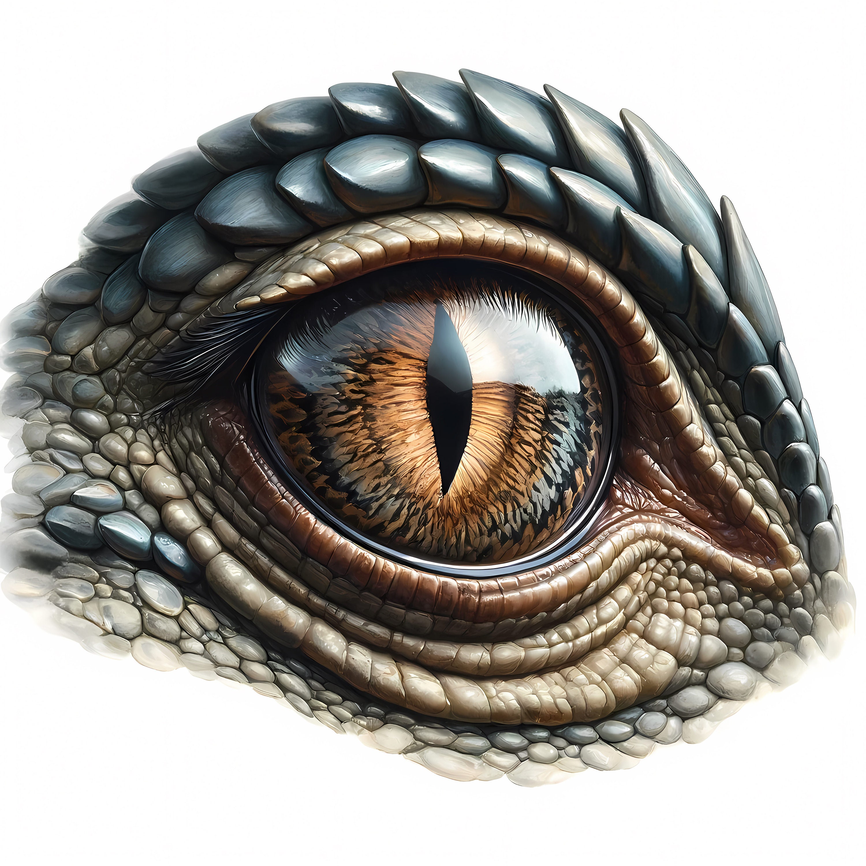 Dragon Eye Clipart | 11 High-Quality JPGs |  Intense Dragon Eye Clipart Bundle | Wall Art | Dinosaur Art | Paper Craft | Commercial Use