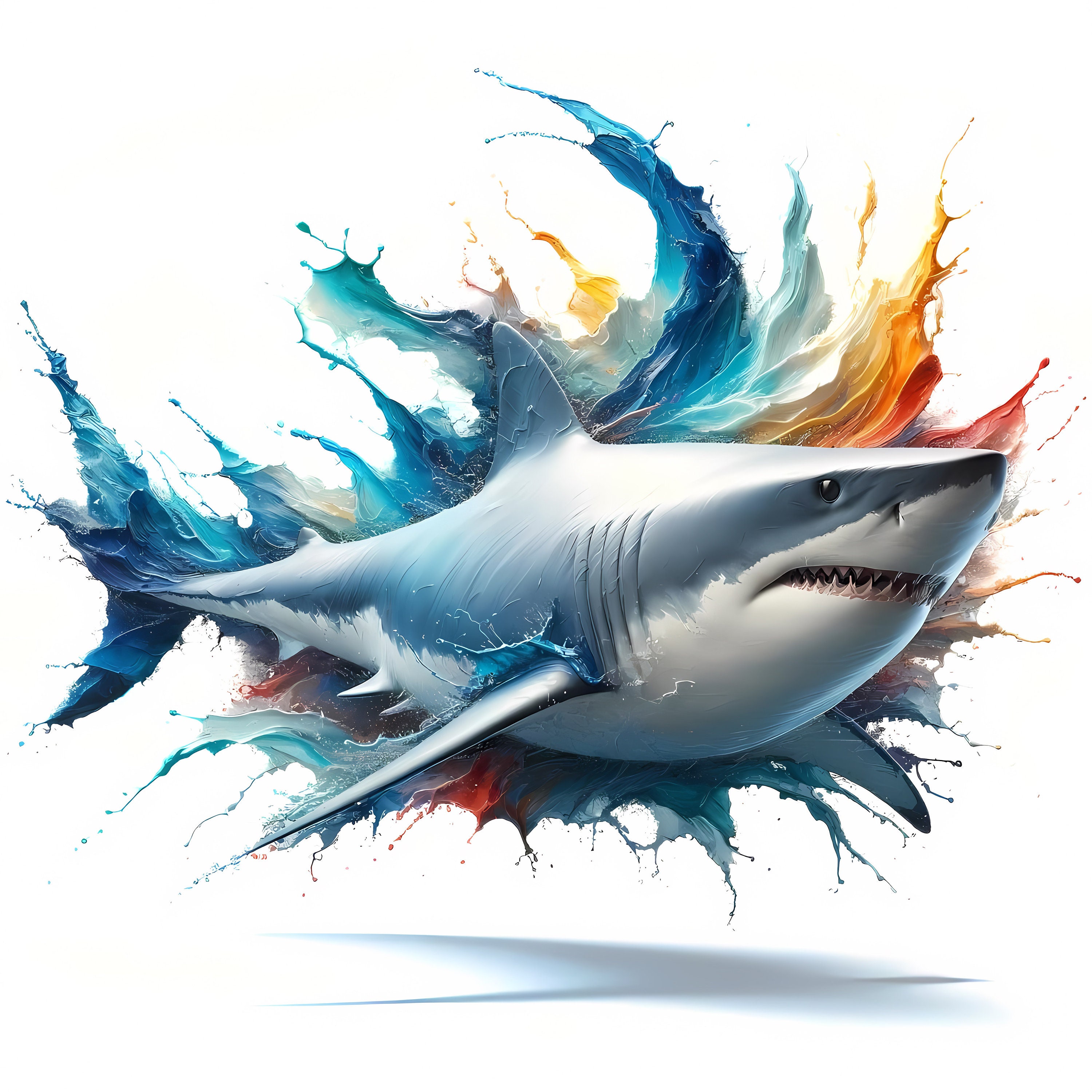 3d-shark-clipart-10-high-quality-jpgs-whimsical-3d-majestic-shark