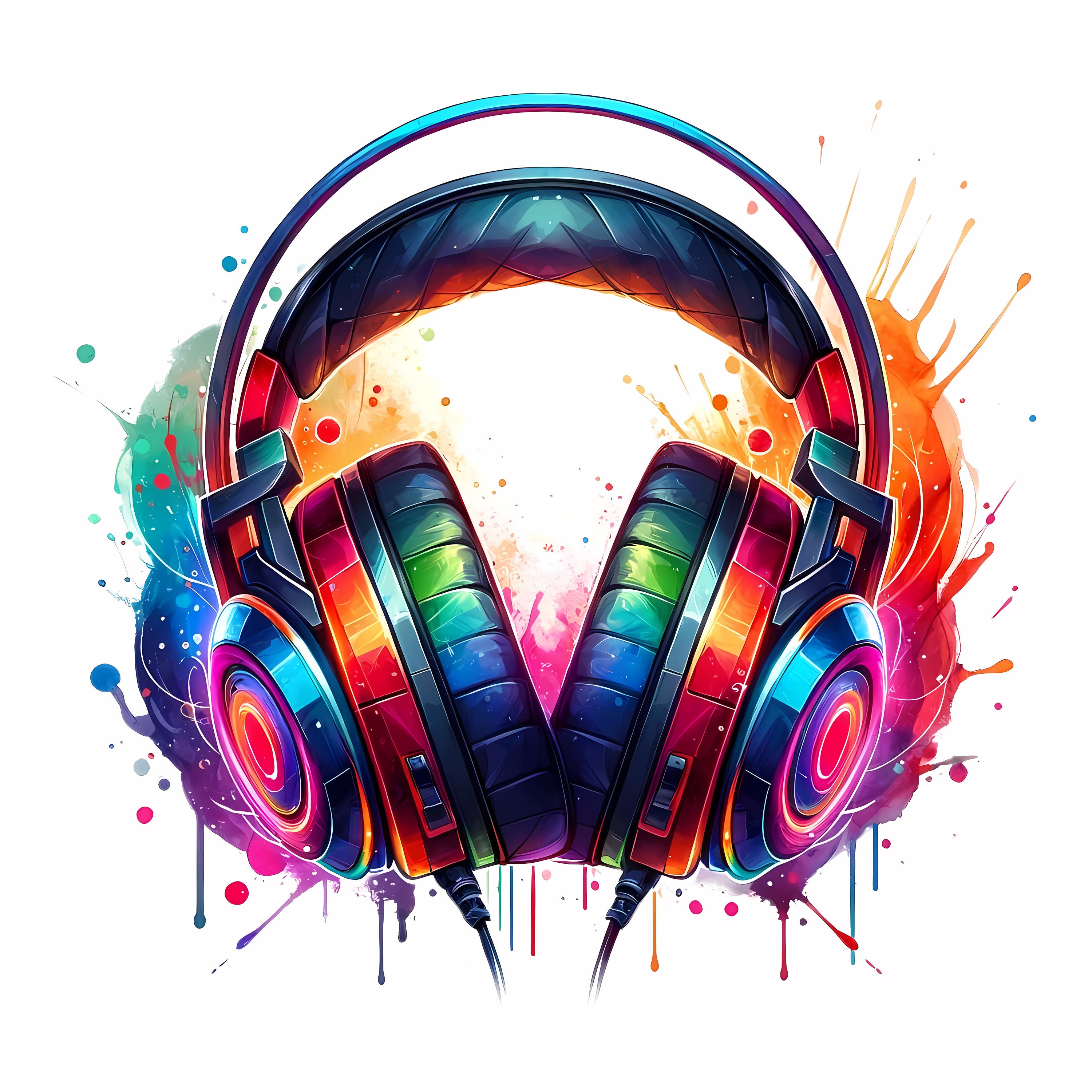 Colorful headphones discount