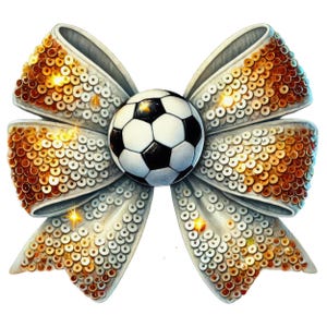 Bola de futebol arco clipart, 12 PNG/JPG, coleção de arco de bola de futebol de lantejoulas, coquete arco png, arco de lantejoulas, arte esportiva, download digital
