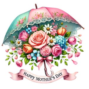 Happy Mothers Day clipart, 10 hoogwaardige ontwerpen, Moederdagversieringen clipartbundel, Moederdag png, sublimatie, digitale download