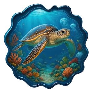 Clipart de tartaruga 3D, Pacote de clipart realista de tartaruga, PNG de tartaruga, Gráficos de tartaruga, Arte marinha, Conjunto de 10, Design de sublimação, Uso comercial