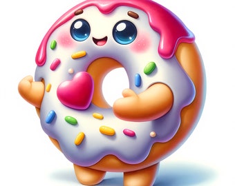 Donut Clipart | JPGs (Digitaler Download)