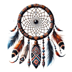 Clipart acchiappasogni nativi / 12 design di alta qualità / Pacchetto acchiappasogni nativi americani / Arte culturale / Materiali stampabili / Uso commerciale