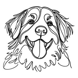 10 Berner Sennenhund SVG Clipart | T-Shirt Motive | Hund PNG | Minimalistische Hundekunst | Sublimationsdruck | SVG-Dateien für Cricut und kommerzielle Nutzung.