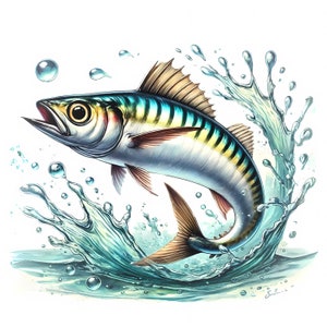 Anchovy Clipart | 11 High-quality Jpgs | Realistic Anchovy Clipart ...