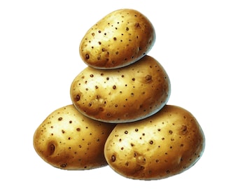 Potato Emotions Clip Art Bundle - Etsy Canada