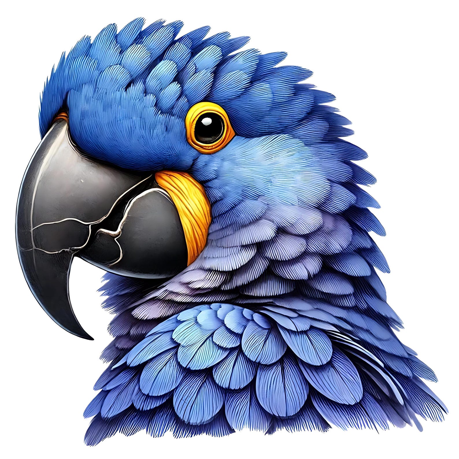 Photo inspiration: Picture Idea: Hyacinth Macaw Clipart Exotic Bird Art 11 Jpg Digital Download