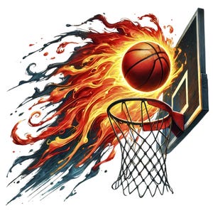 Clipart di rete da basket / 12 PNG di alta qualità / Canestro da basket elegante PNG / Arte murale / Basket ad acquerello / Arte sportiva / Uso commerciale