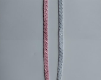 Mini baby shoe laces with  shine ( 60 cm ) - Perfect accessories for infant shoes.( 1 pair)